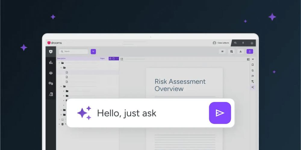 Drooms AI Assistant Webinar Recording